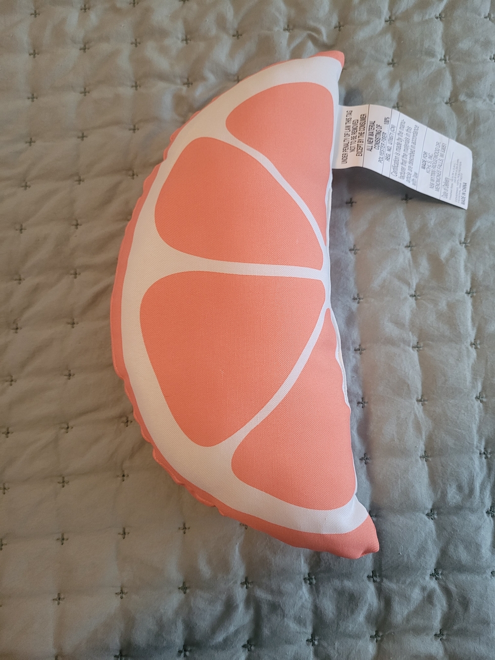 Grapefruit Slice Decorative Accent Pillow - Fruit Slice Throw Pillow